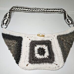 Crochet Sling Crossbody Granny Square Bum Bag